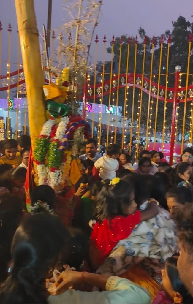 ముగిసిన అమీన్‌పూర్ ‘మినీ మేడారం’ జాతర: ఘనంగా అమ్మవార్ల వన ప్రవేశం
