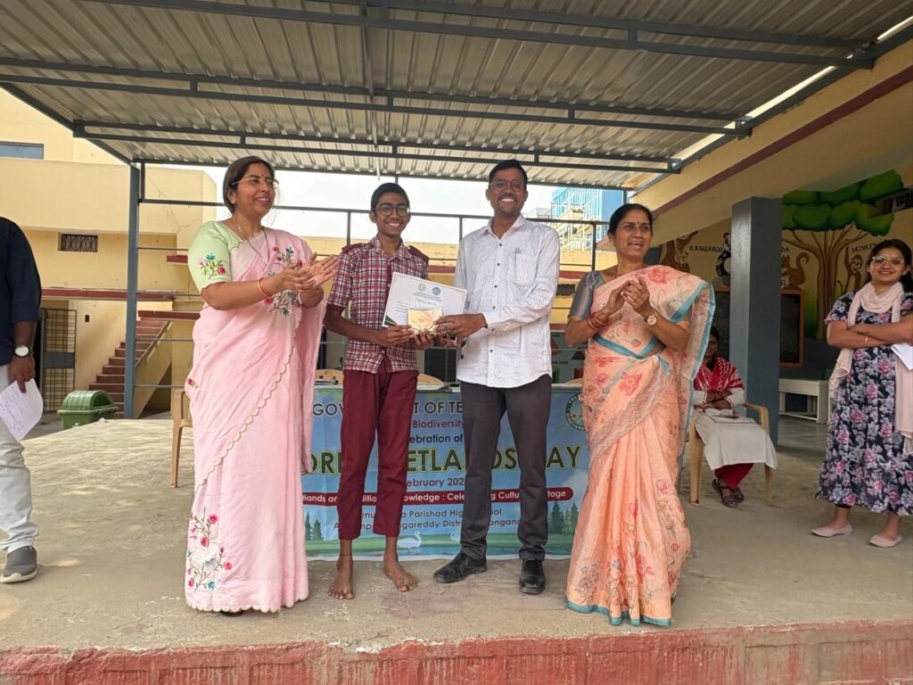 అమీన్‌పూర్ చెరువును రక్షించుకుందాం- పర్యావరణాన్ని కాపాడుకుందాం-ప్రపంచ చిత్తడి నేలల దినోత్సవం.