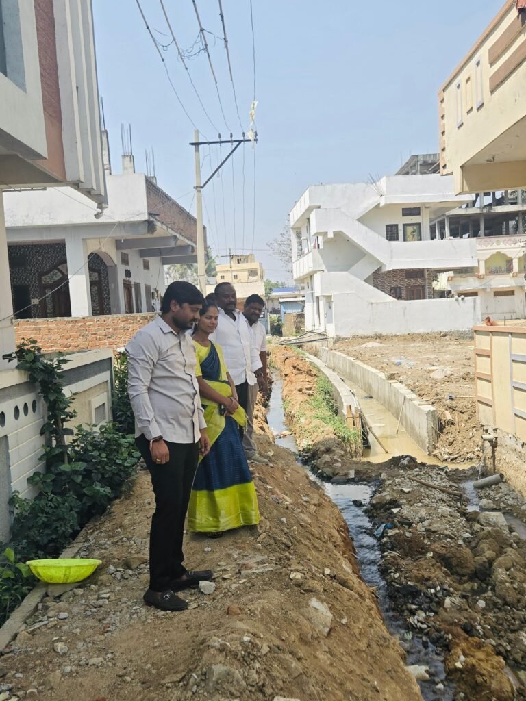 చేగుంట పట్టణంలో వేగంగా అభివృద్ధి పనులు.