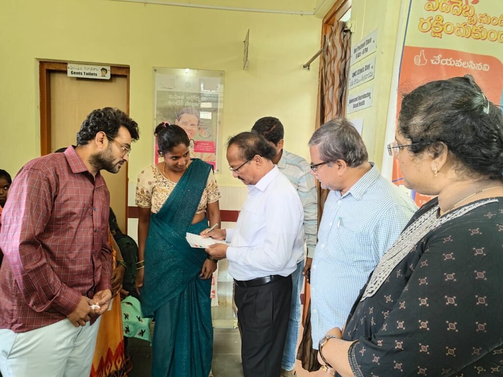 వైద్య శిబిరం పరిశీలన..
