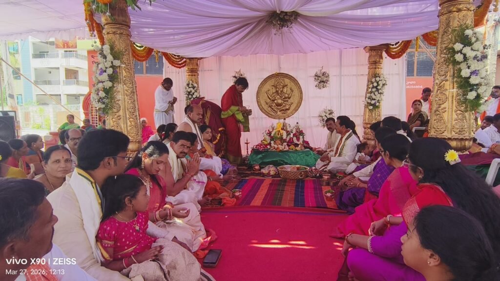 అమీన్పూర్‌లో అంబరాన్నంటిన శ్రీరామనవమి వేడుకలు.