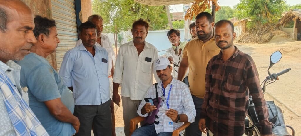 పెద్దశివునూర్ లో కొనసాగుతున్న జనగణన.